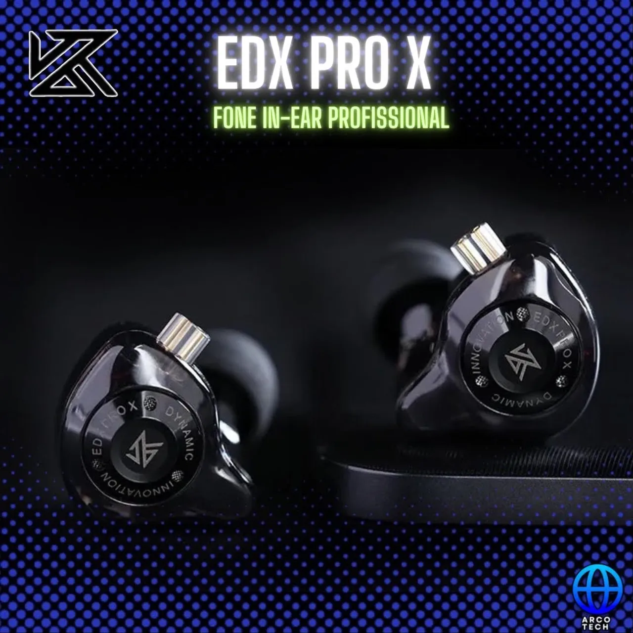 Fones de Ouvido EDX PRO X - In-Ear Profissional