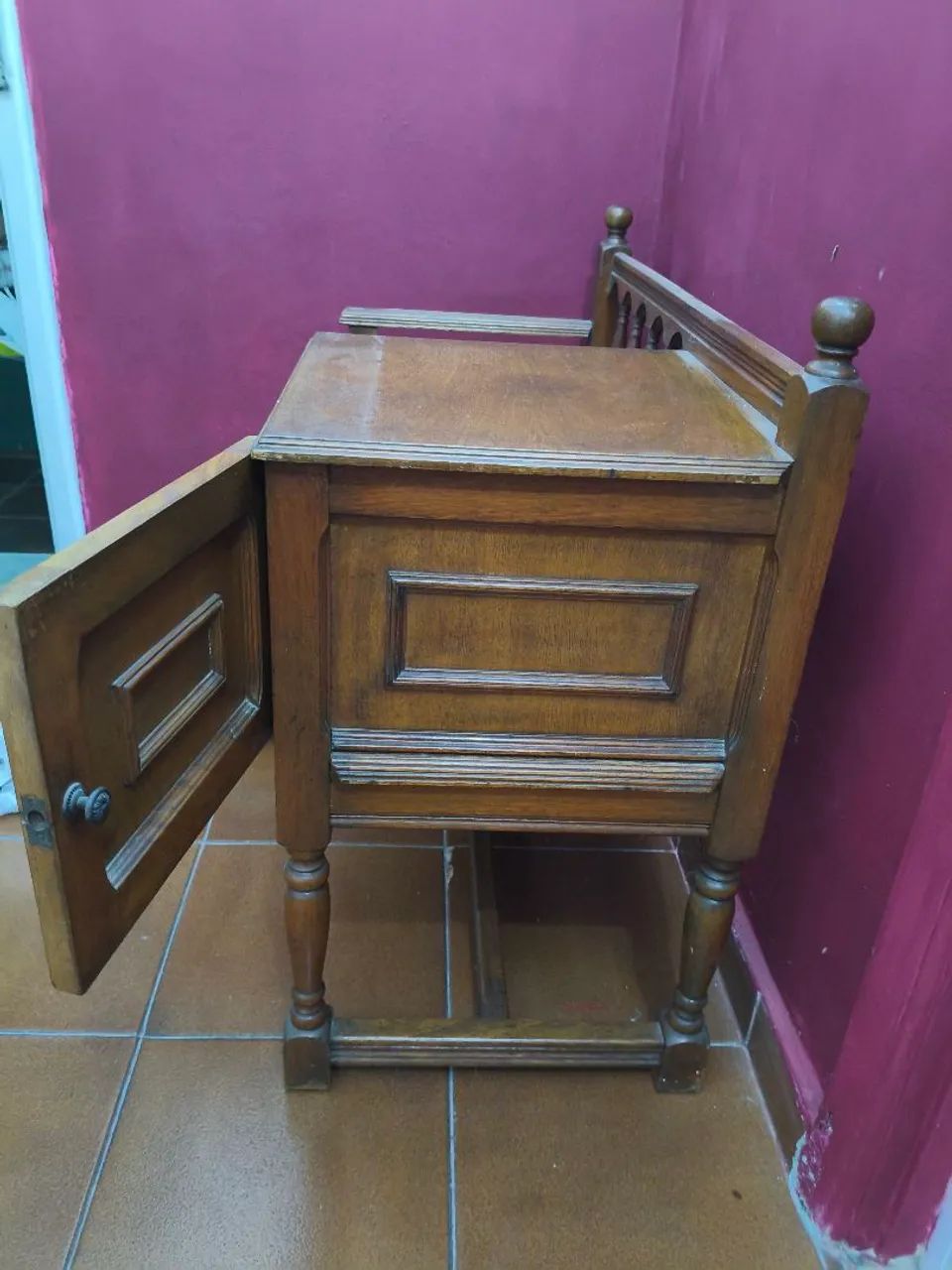 Mesa antiga de telefone  - Foto 4