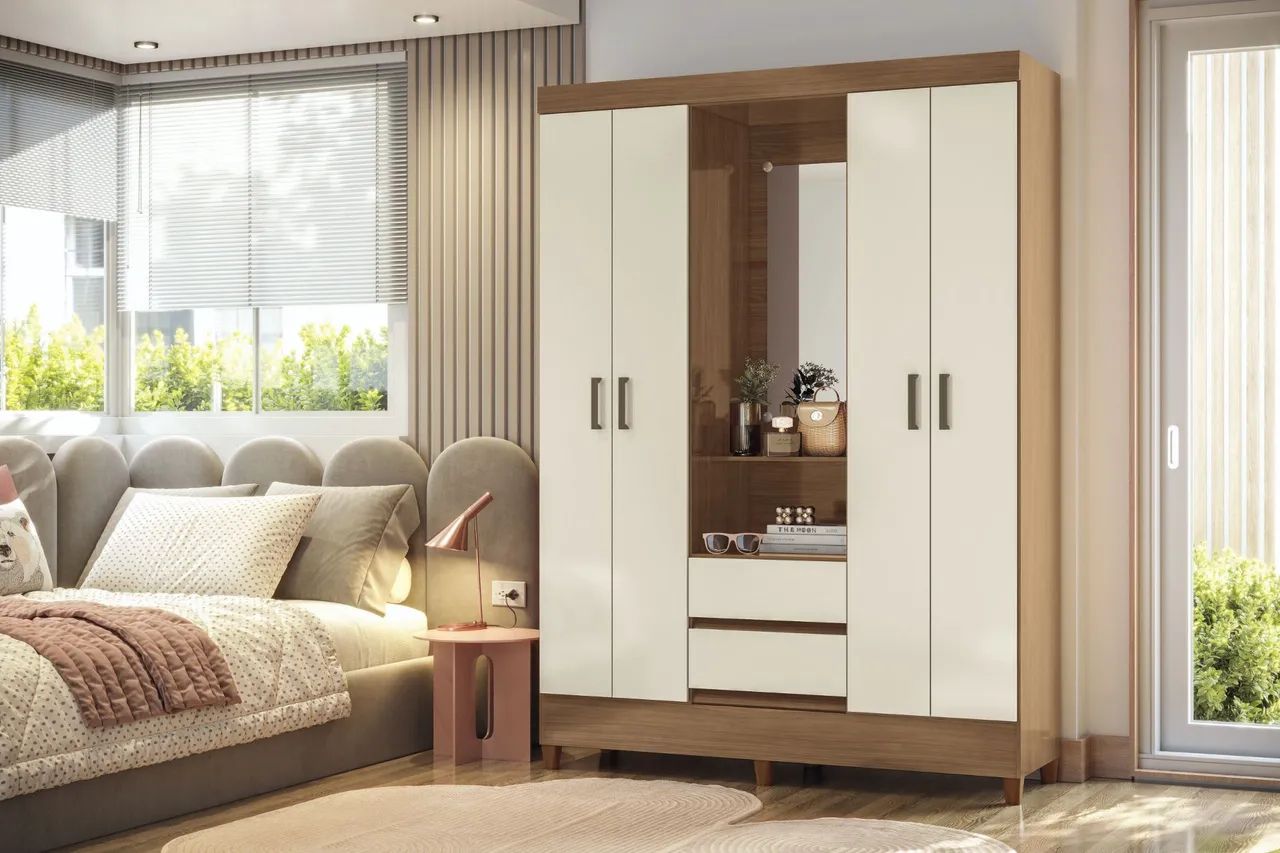 Guarda-Roupa Moderno para Quarto entrega e montagem grátis 