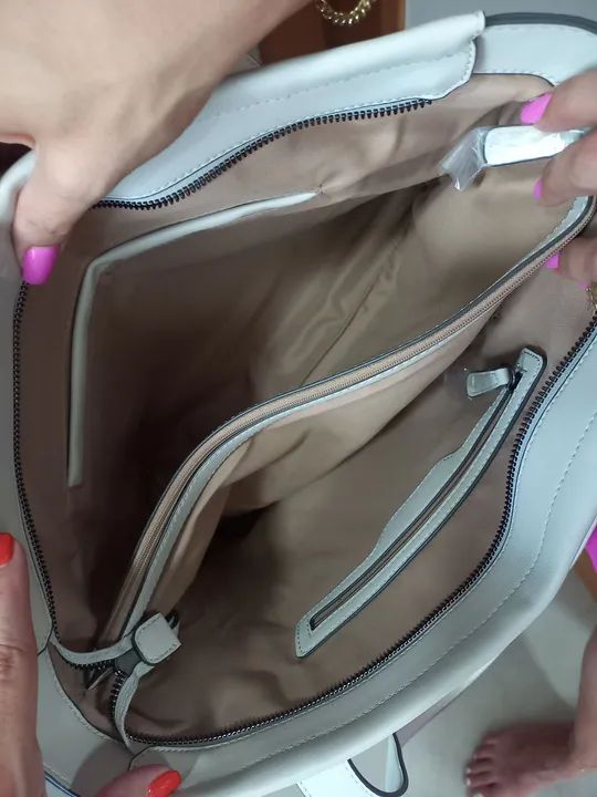 Bolsa feminina Picard branca - Foto 3