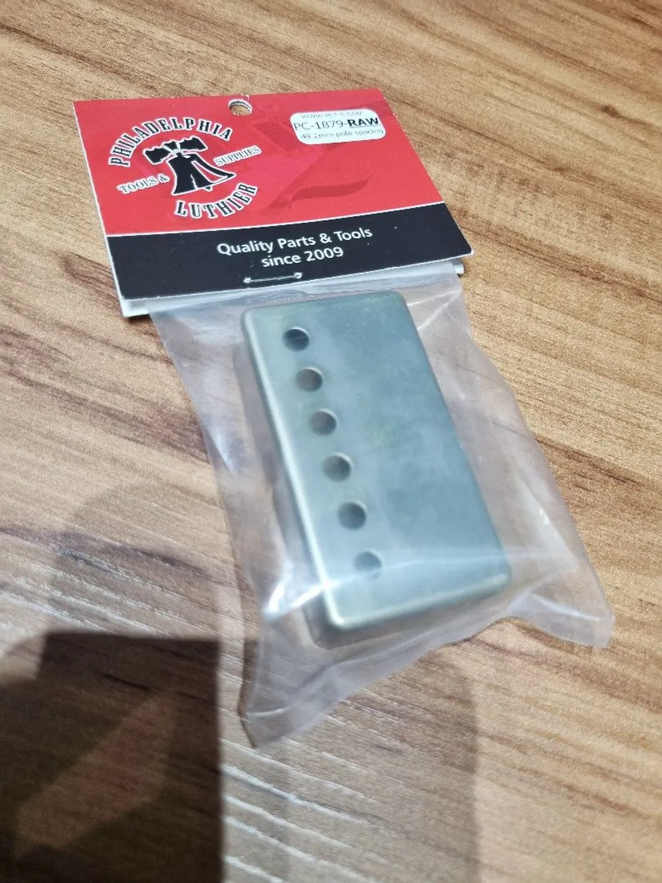 Capa/cover para hunbucker - Niquel RAW (cru) - espaçamento 49,2mm