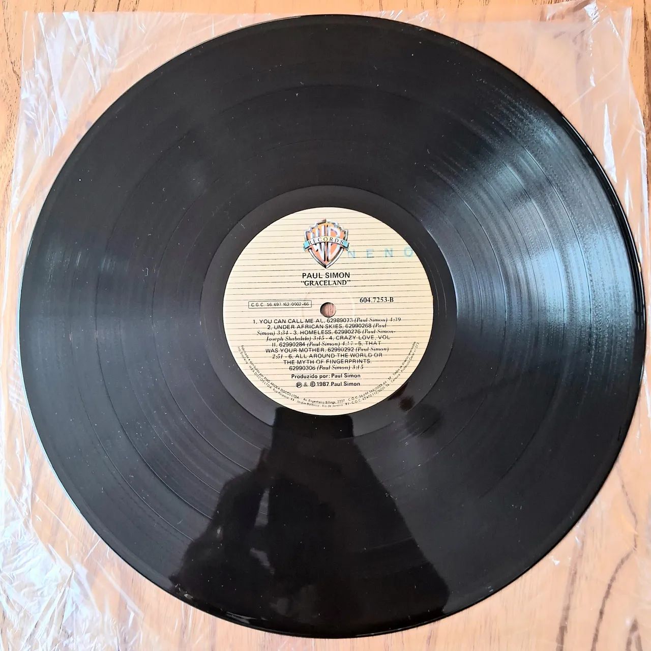 LP de Vinil - Paul Simon - Graceland (1987) - Um Marco da World Music - Ganhador do Grammy - Foto 4