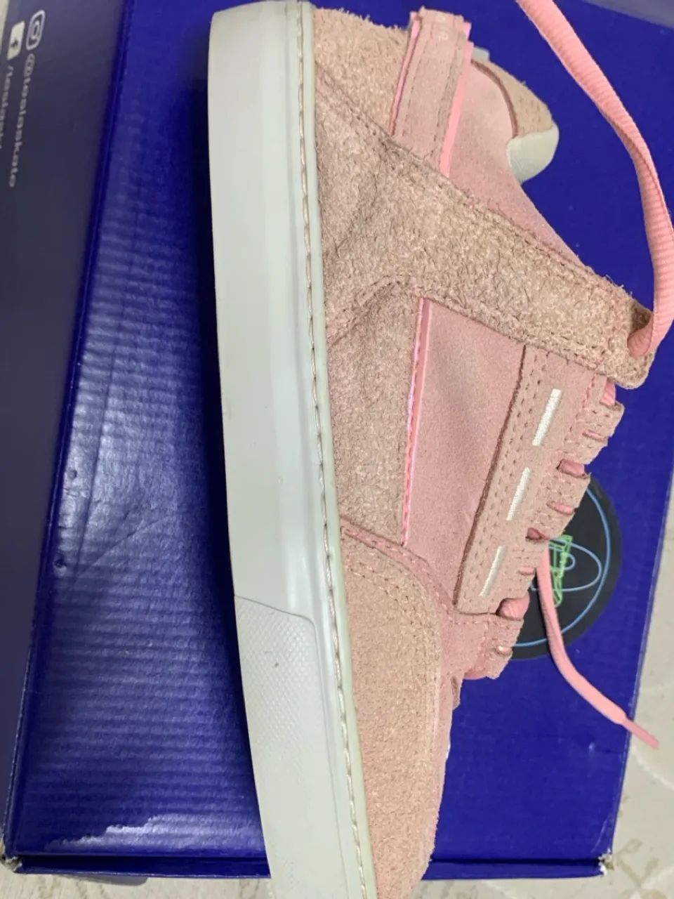 Tênis Tesla Skate Rosa - Foto 4