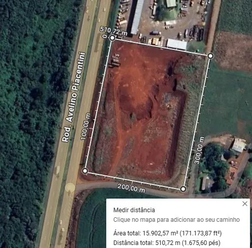Aluga-se terreno 15.000 m2, frente PR317, Peabiru (próx. Campo Mourão),PR