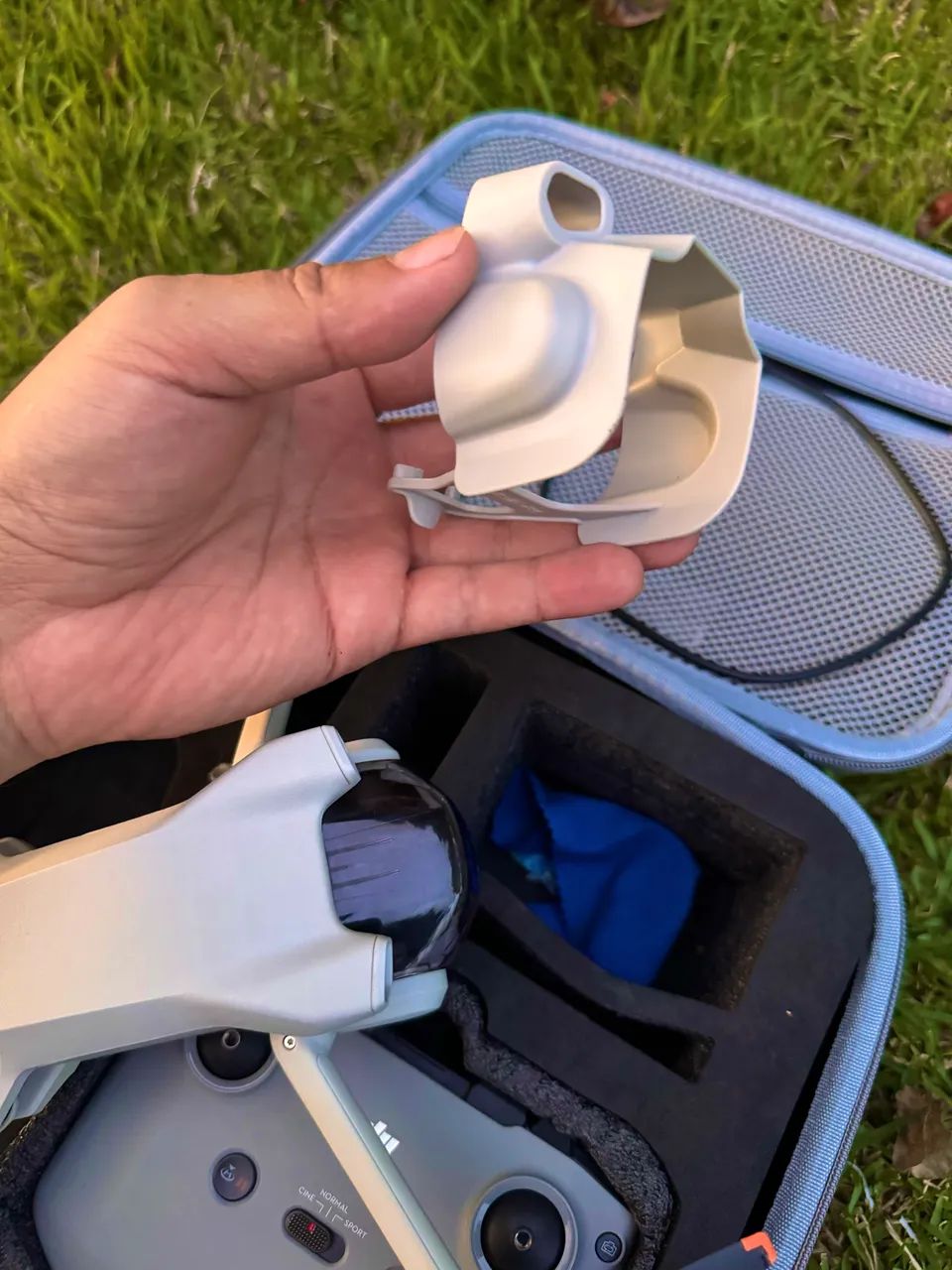 DRONE DJI MINI 3 - REGISTRADO ANATEL - APENAS 6 HORAS DE VOO - Foto 5