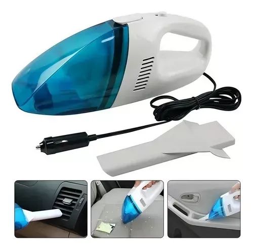 Tech One 2725 Mini Aspirador de Pó Automotivo Portátil Carro Tomada 12V 60W Liga Acendedor