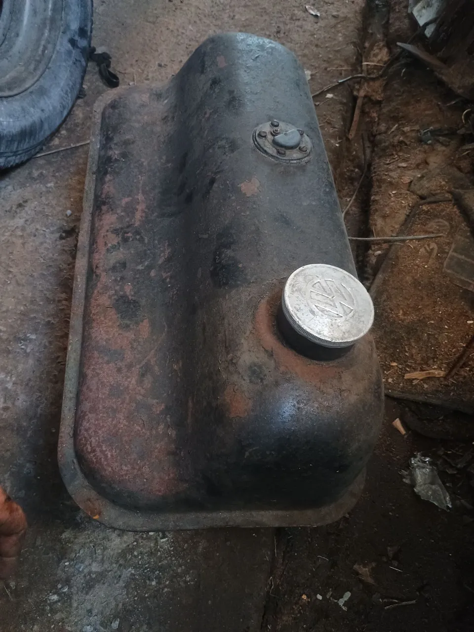 Fusca 1962 tanque de combustível original para restauro