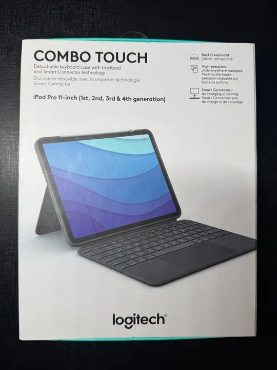 Capa Teclado Logitech Combo Touch p/ iPad Pro 11? (1ª, 2ª, 3ª e 4ª gerações - Foto 5