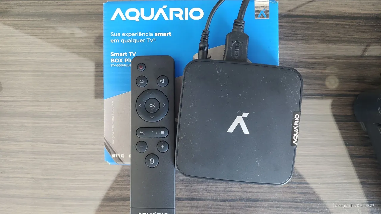 Smart TV Box Aquário STV-3000PLUS