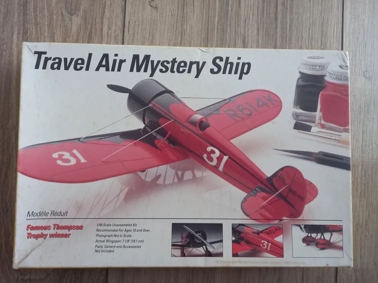 Kit para montar Travel Air Mystery Ship - Modelismo