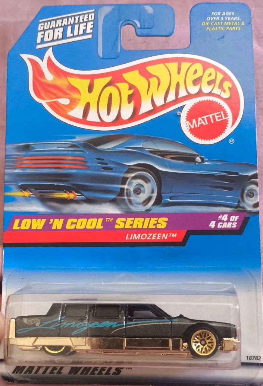 Hot Wheels Limozeen blue card 