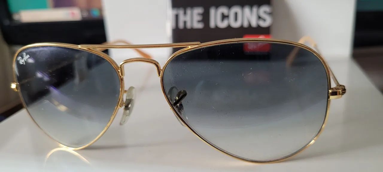 Óculos de sol Ray-Ban Aviator original - Foto 2