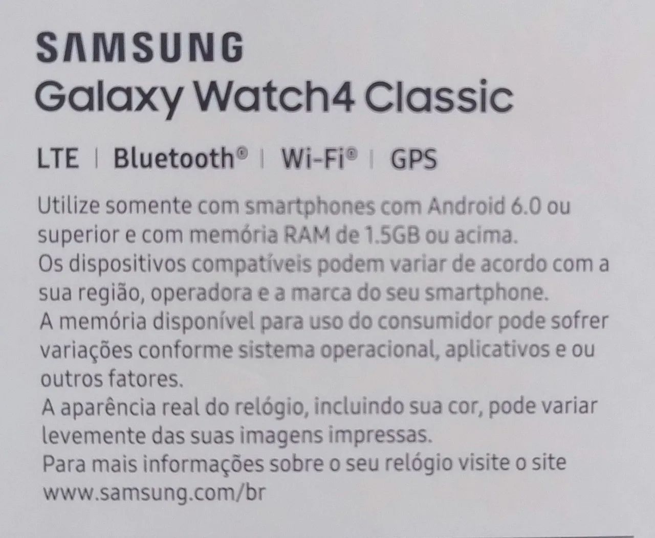 Galaxy watch 4 classic LTE 46mm  - Foto 2