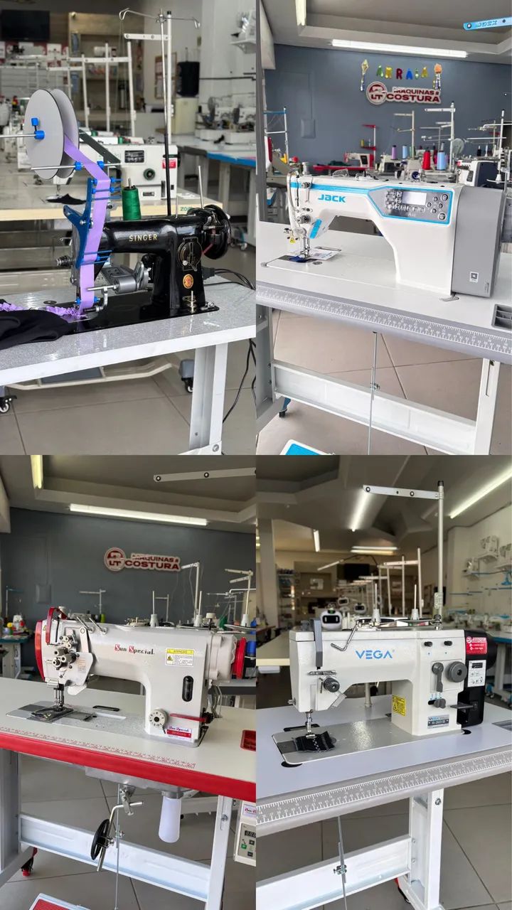 MÁQUINA DE COSTURA E ITENS PARA CONFECÇÃO  - Foto 2
