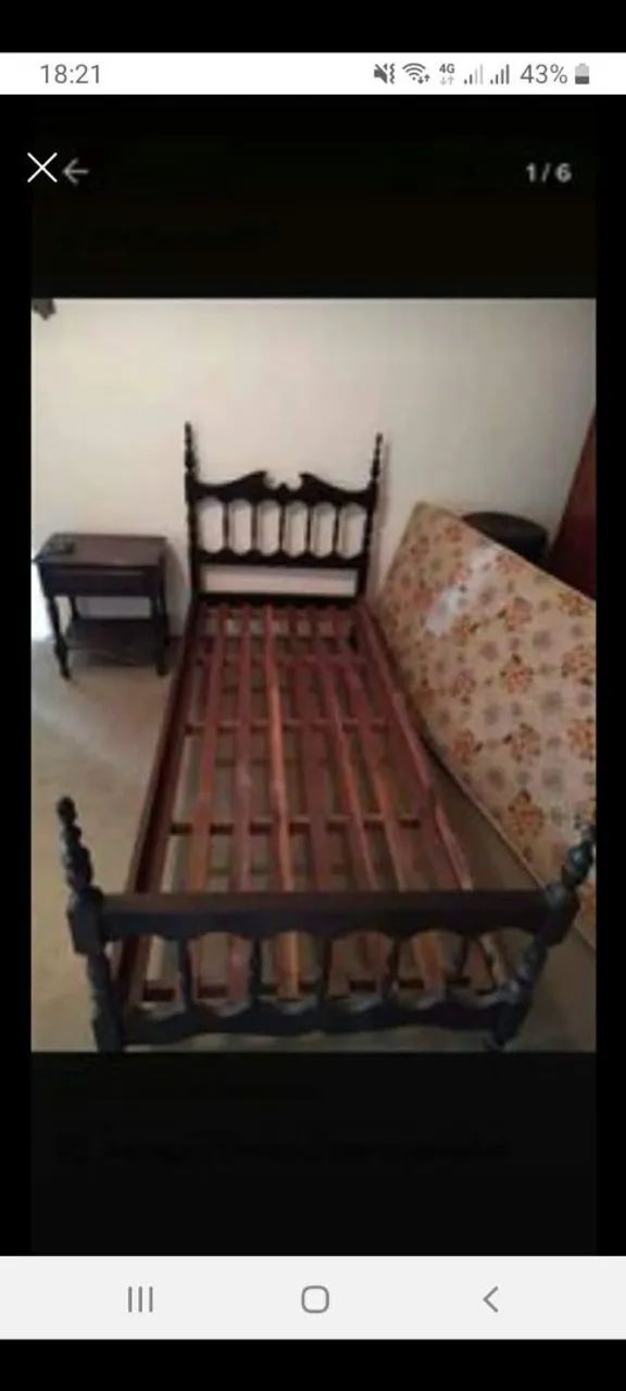 Cama solteiro e prateleira  - Foto 5