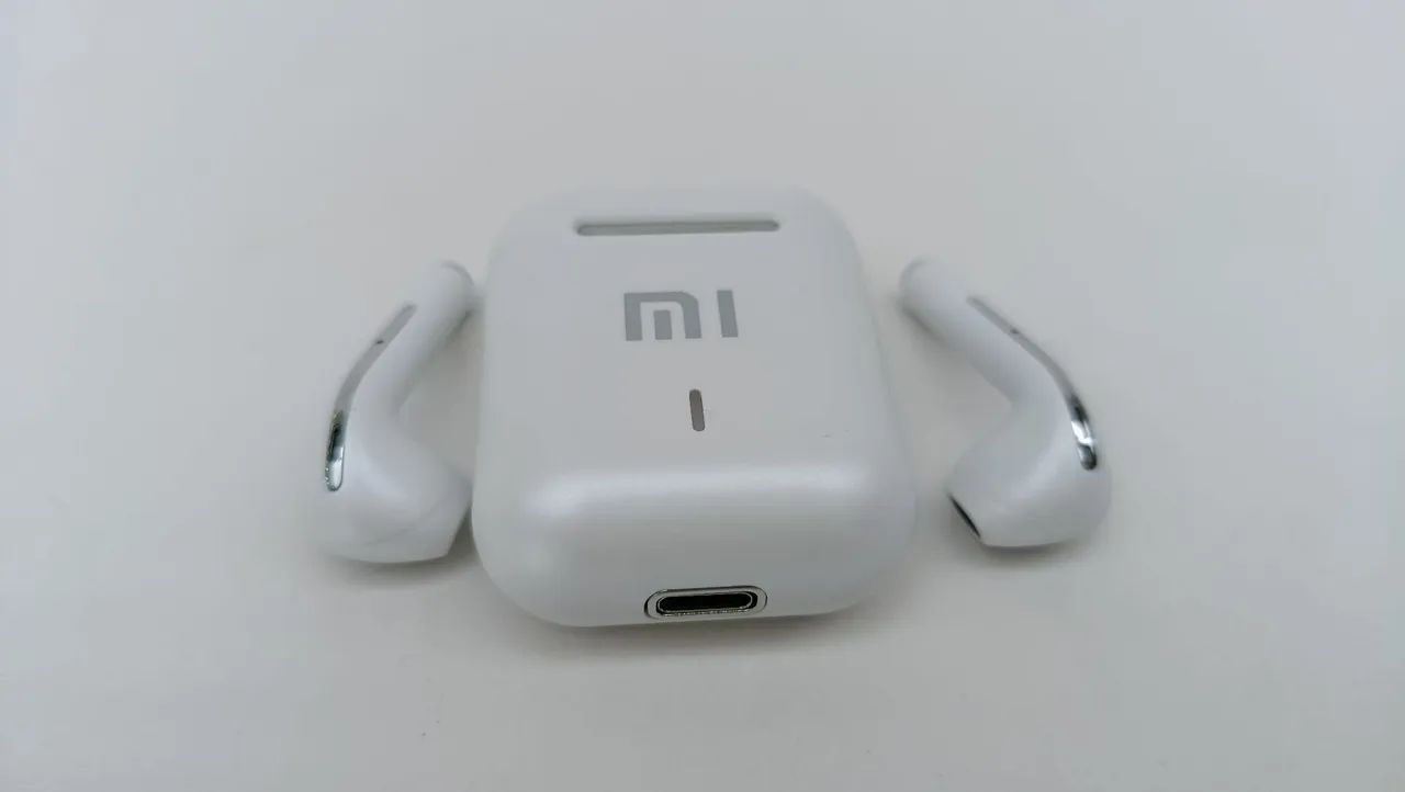 Fone de Ouvido Branco J18 Estéreo sem fio a prova d água Bluetooth Wireless True - Foto 4