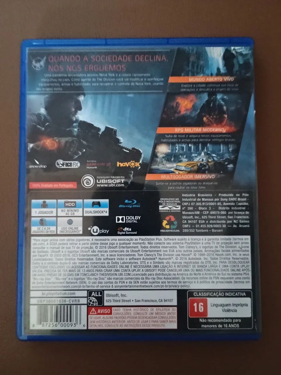 Tom clancy's  The Division Ps4  - Foto 2