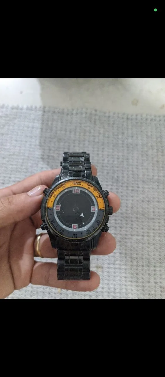 Relógio Masculino Preto - Design Moderno