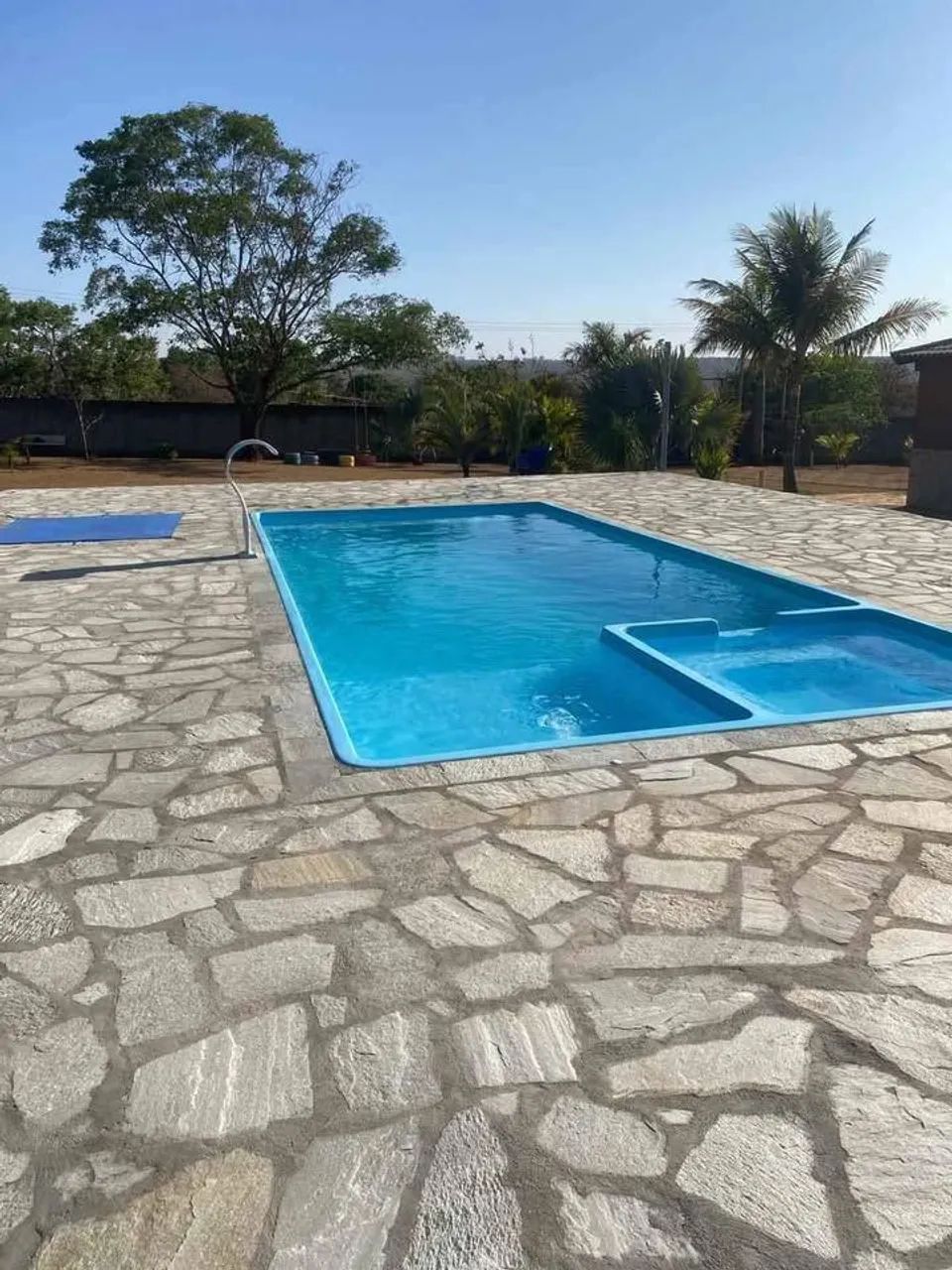 Piscina 9 mts com SPA e prainha, promoção de Carnaval 