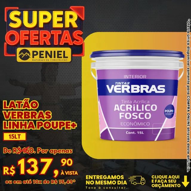 Latão Verbras Linha Poupe+ 15L