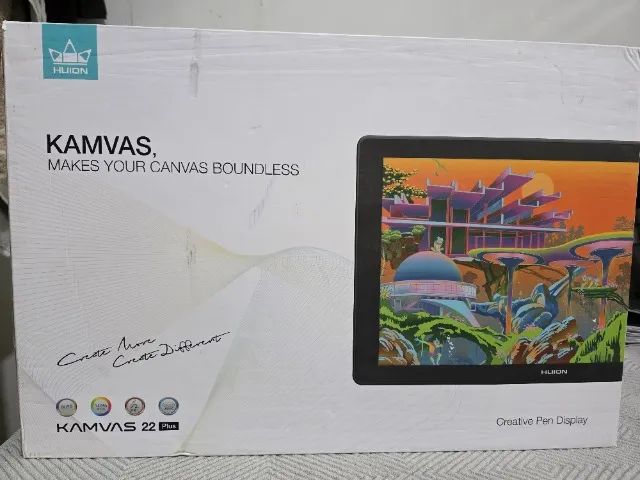 Mesa digitalizadora com tela - Huion Kamvas 22 Plus - Foto 2