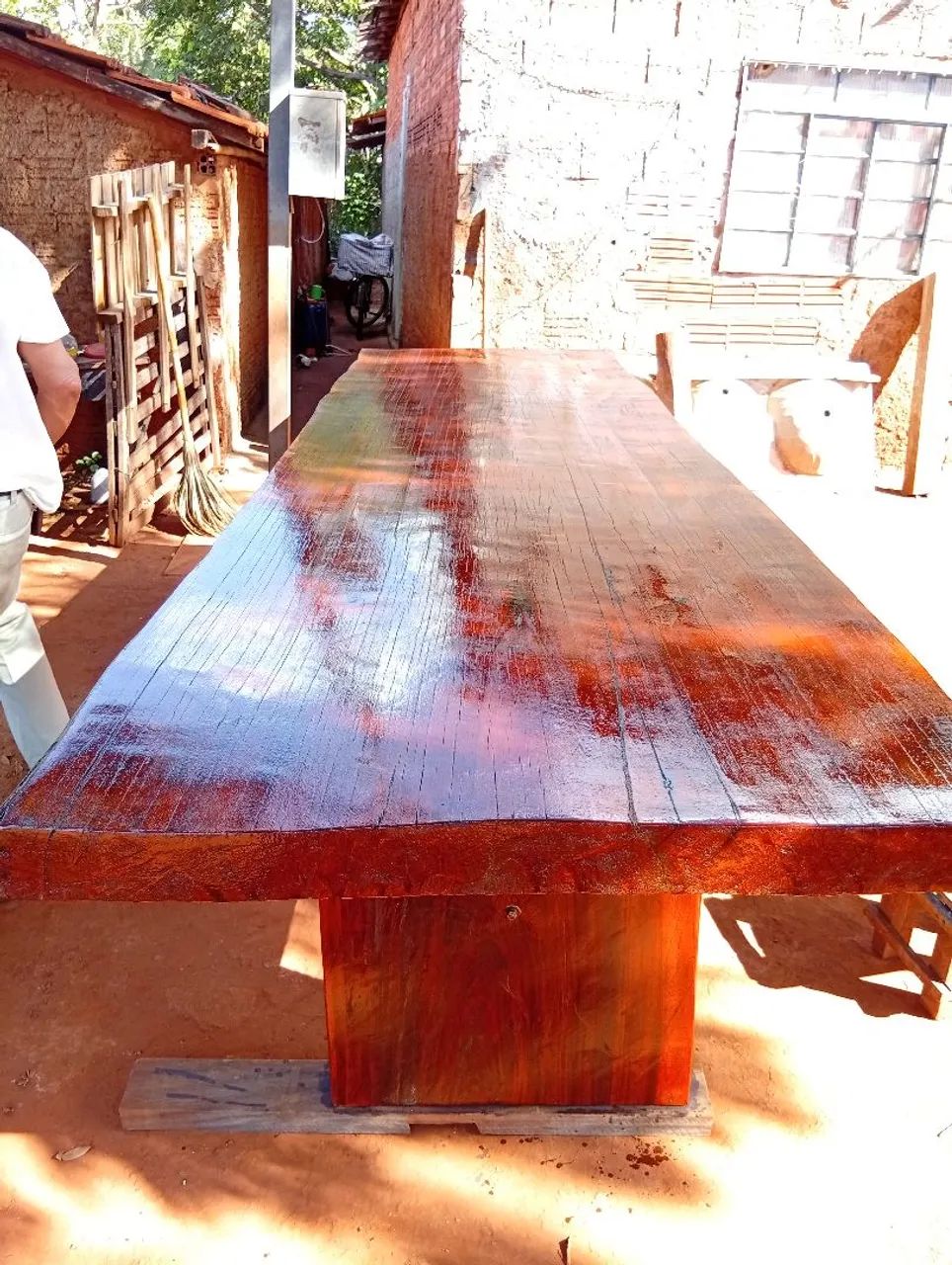 Mesa de jequitibá Rosa  - Foto 3