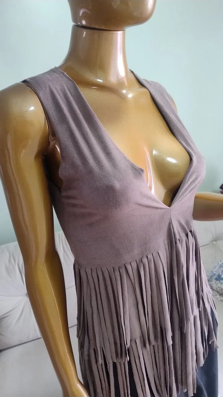 Blusa franjas renner (M) - Foto 3