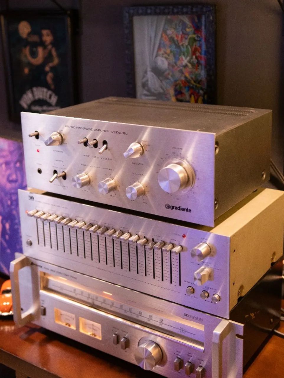 Amplificador Gradiente MODEL 120 (1979) - IMPECÁVEL E REVISADO! - Foto 2