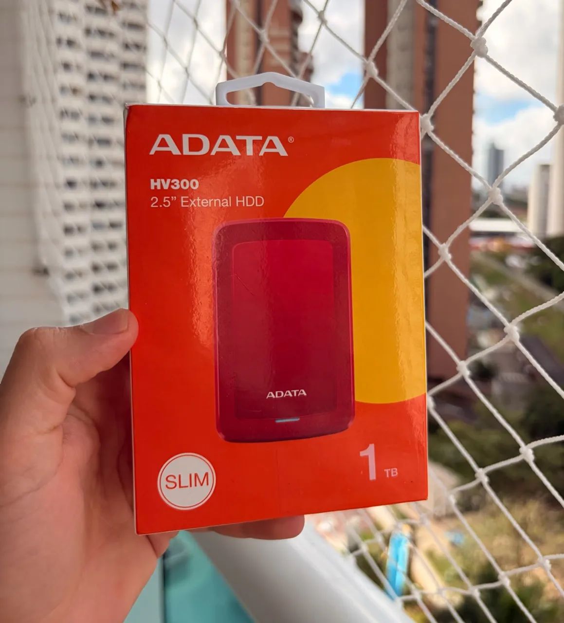 HD Externo ADATA HV300 1TB USB 3.2 - Novo/Testado - Armazenamento
