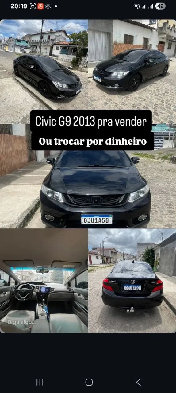 Honda Civic Civic Sed. LXL/LXL SE 1.8 Flex 16V Mec. 2013
