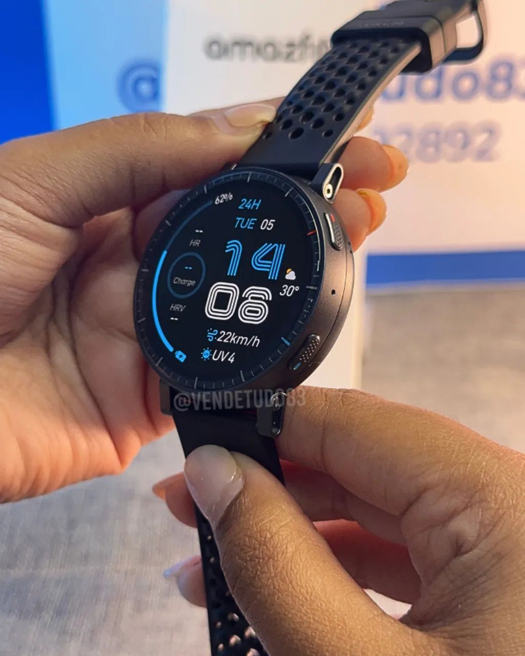 Smartwatch Amazfit Active Max - GPS preciso, +170 esportes - Foto 3