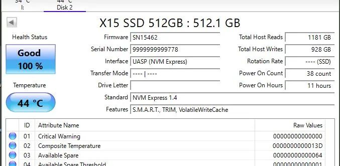 SSD M2 512Gb428513444233881601