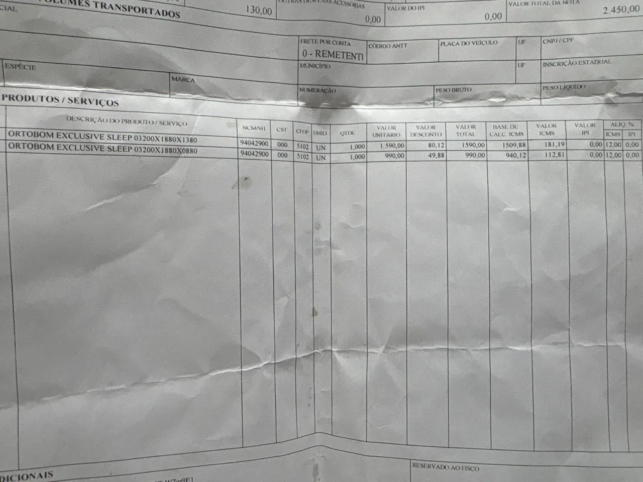 Colchão ortobom com prazo de garantia e nota fiscal - Foto 4