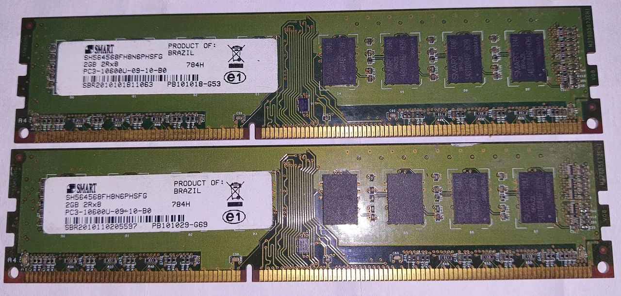 MEMÓRIA RAM DDR3 2X2GB  