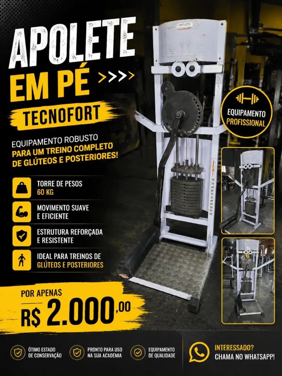 Apolete em pé