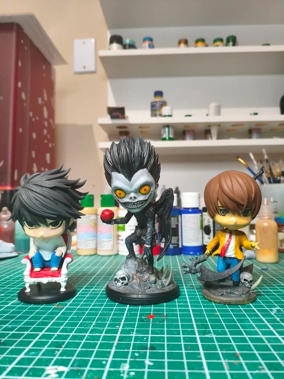 Luffy - Stitch - Colecionavel - Estátua resina - enfeite - figure - Foto 4
