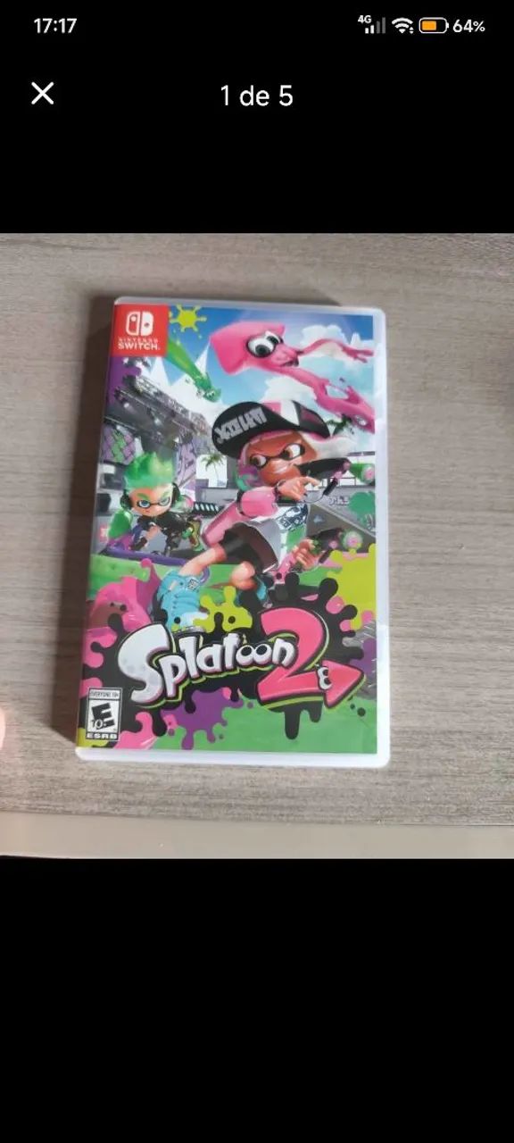 Vendo jogo Splatoon 2 switch
