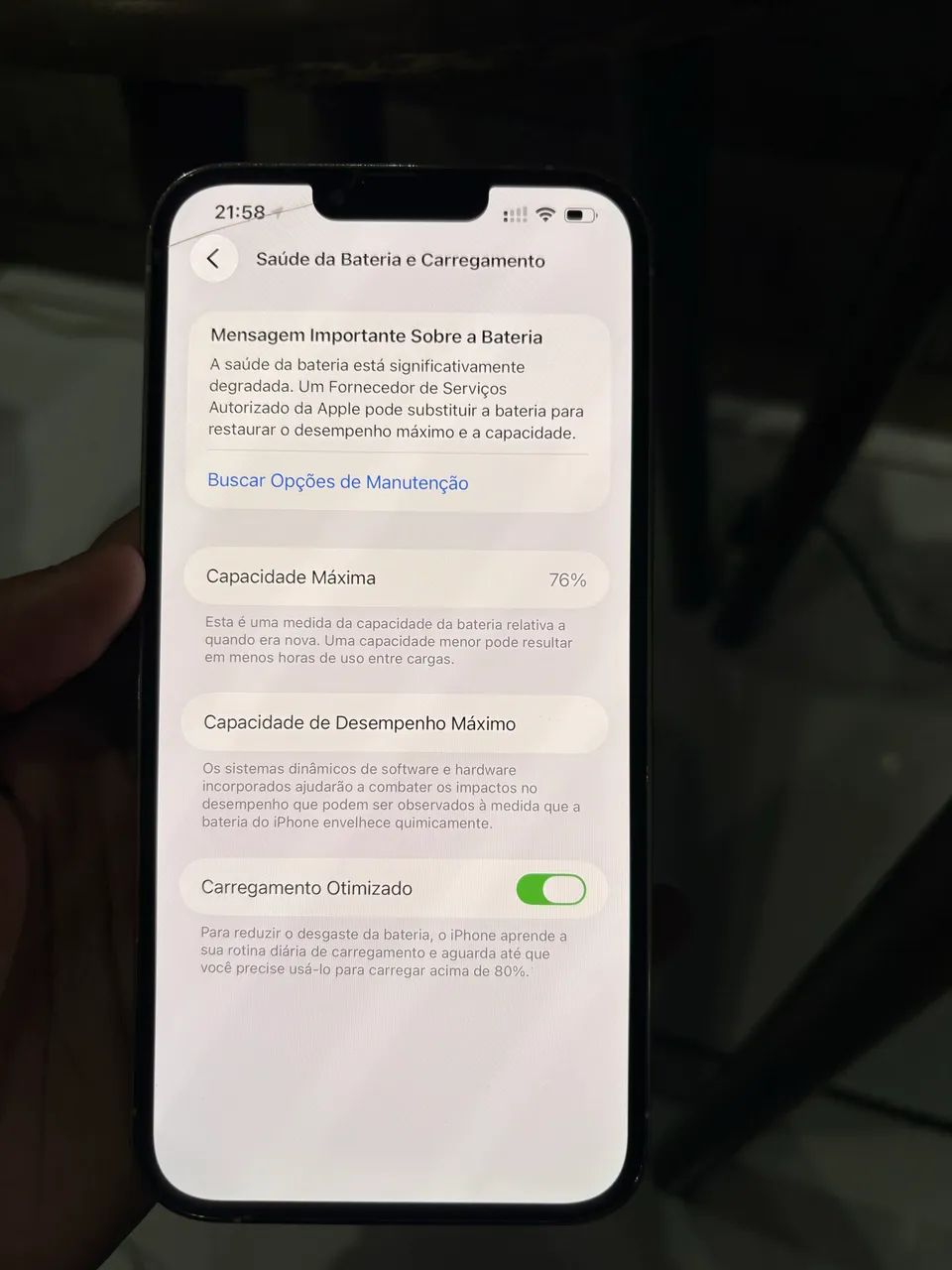 iPhone 13 Pro Max 128gb - Branco - Foto 5