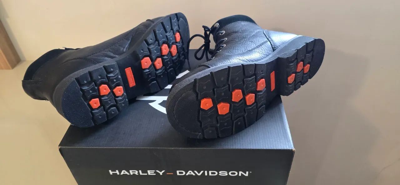 Bota de couro Harley Davidson 43 - Foto 3