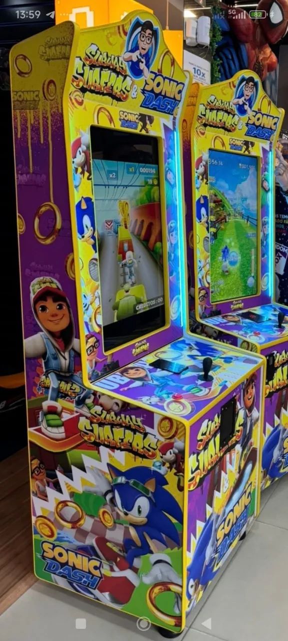 ARCADE SUBWAY 2 JOGOS - Foto 2