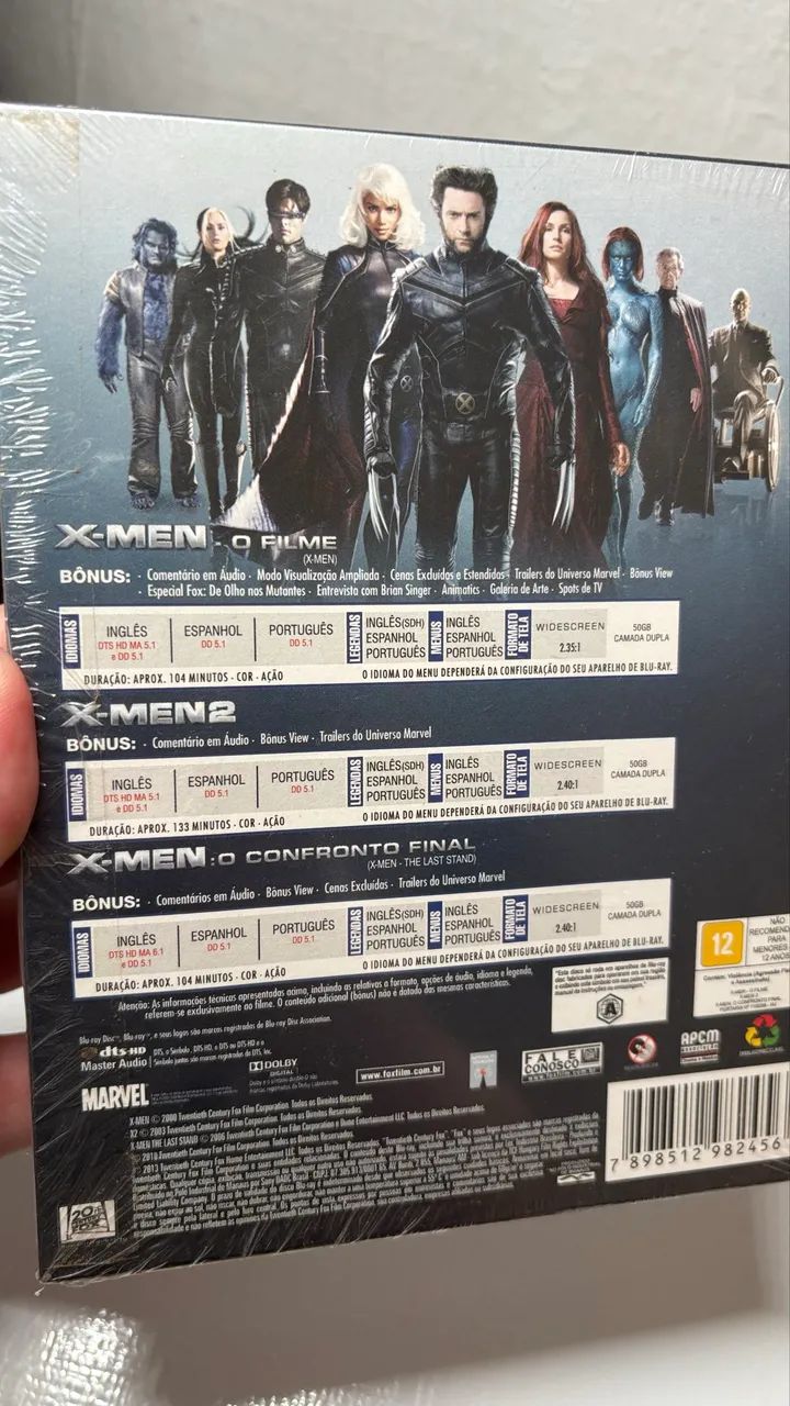 Bluray -Trilogia - X-Men - Foto 2
