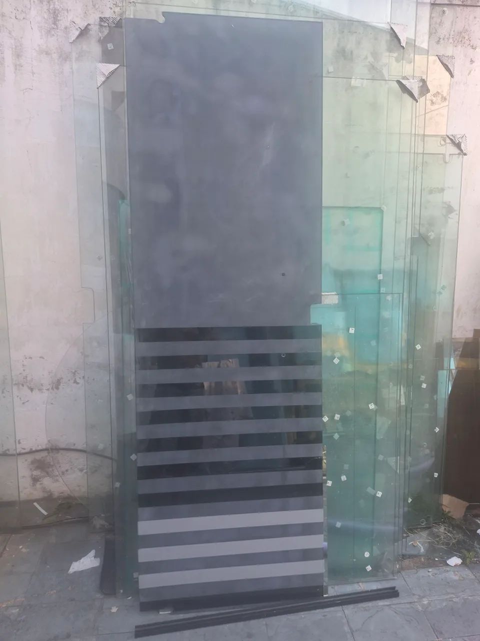 Porta jateada fumê - Foto 4