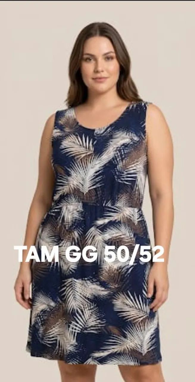 Vestidos Plus Size vestindo ate 56 - Foto 3