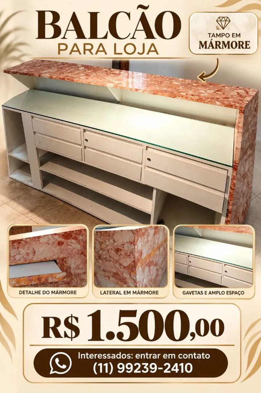 Balcão para loja
