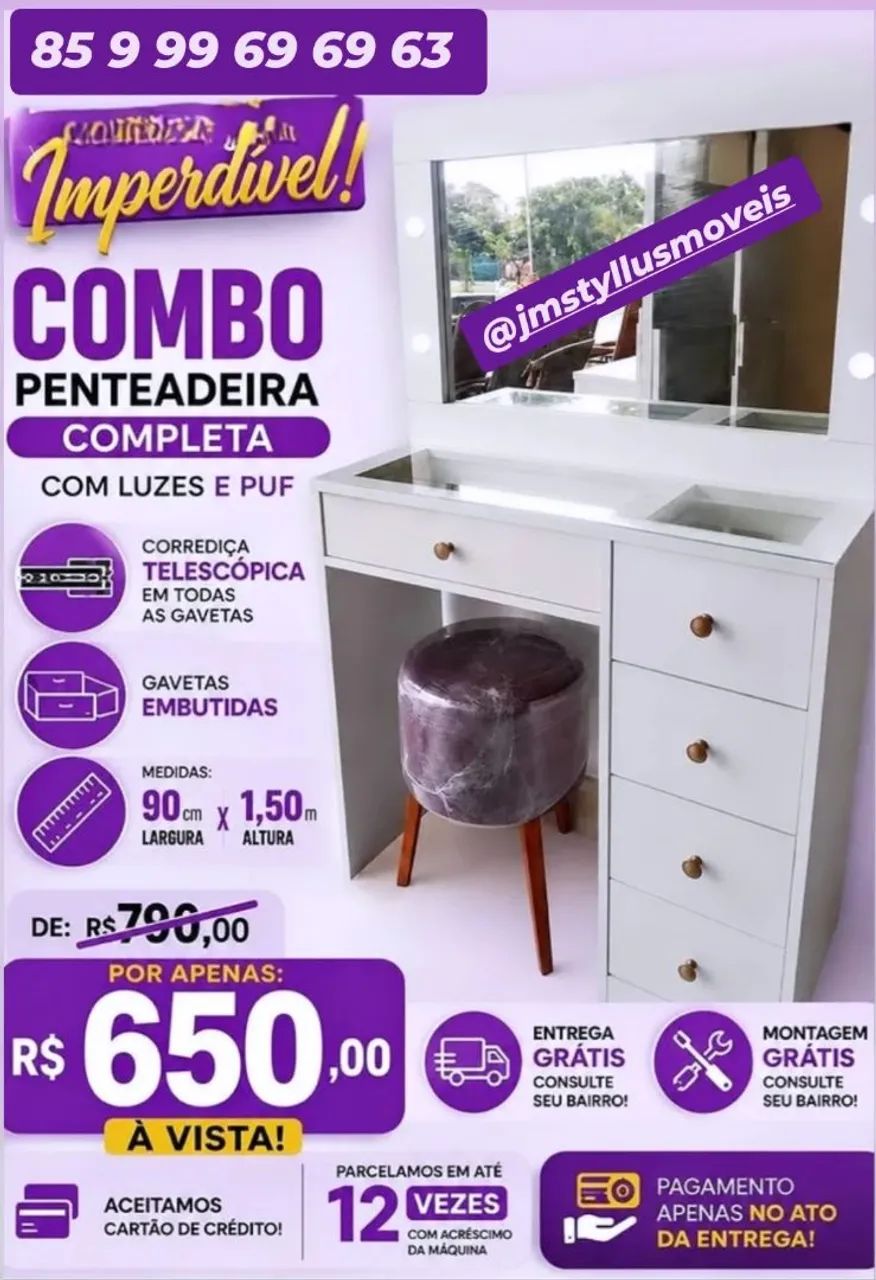 Penteadeira camarim 