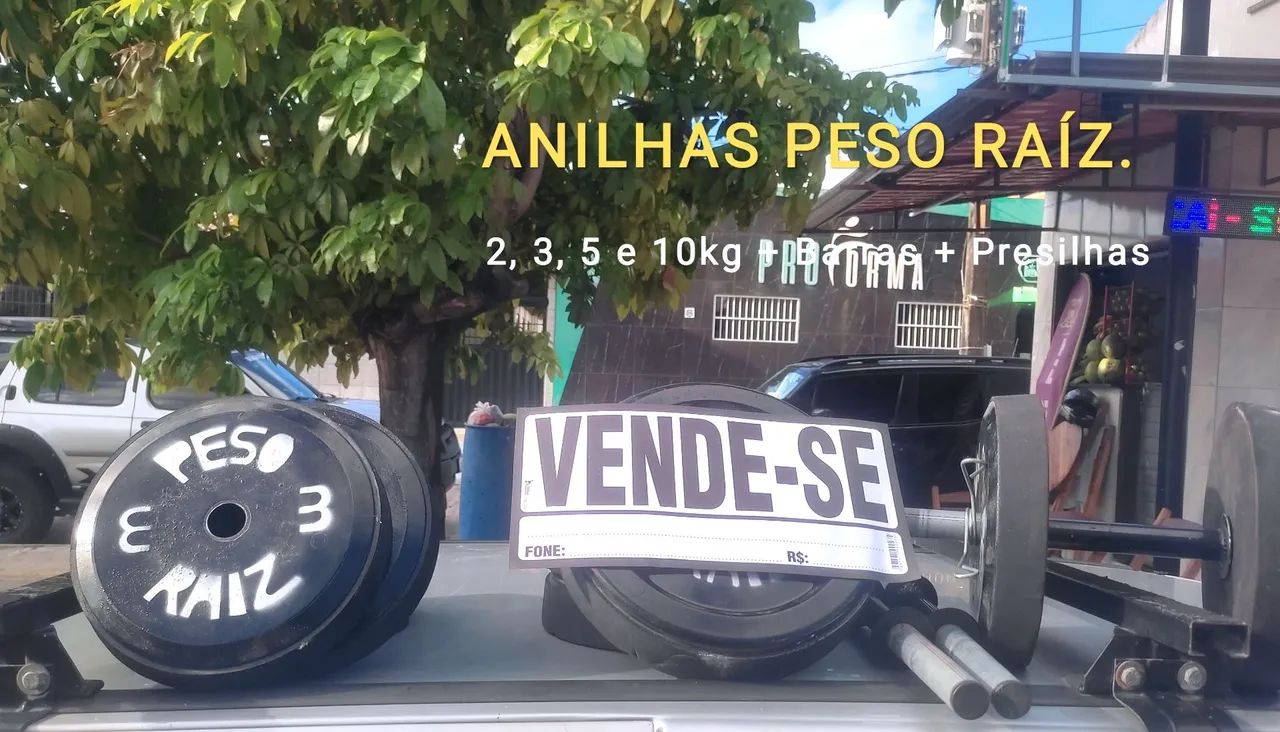 Só Hoje! Vendo lote de anilhas Peso Raíz Imperdível  - Foto 2