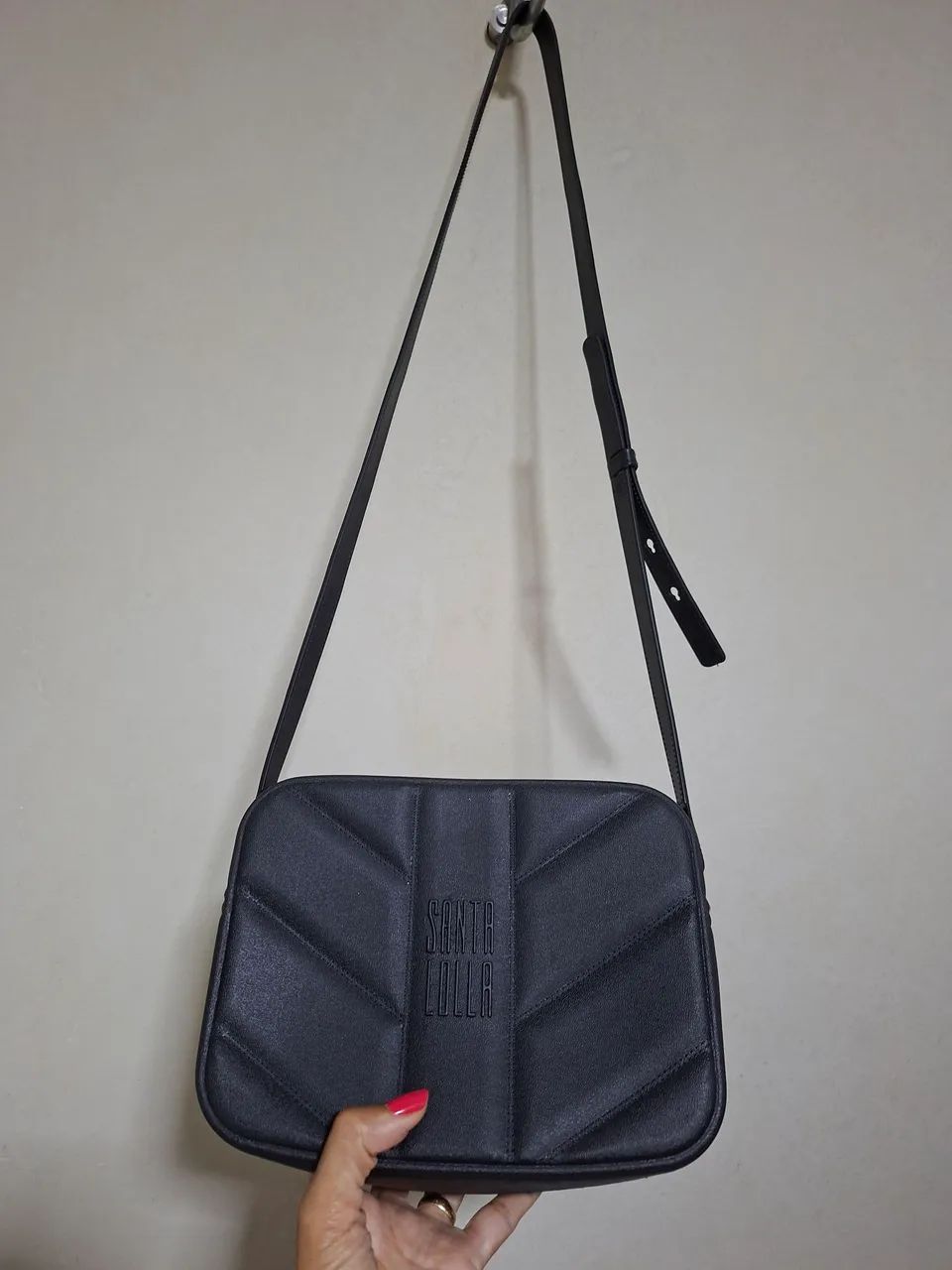 Bolsa preta transversal - Foto 2