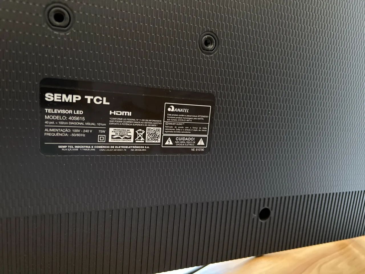 Smart TV LED 40" SEMP TCL (Android) - Impecável - Foto 4