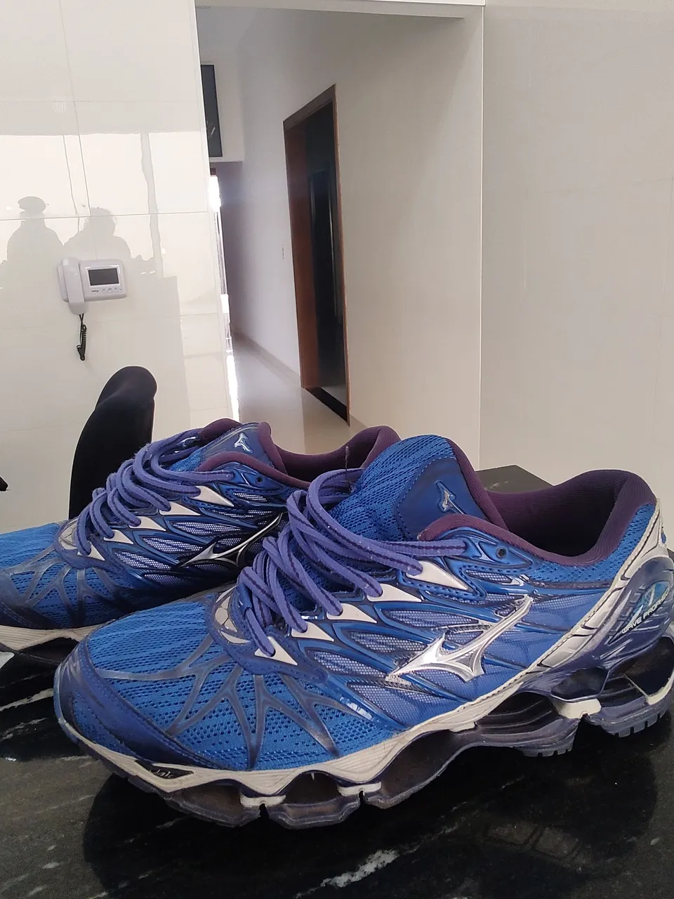 Mizuno Wave Prophecy 9 Original Preto e Vermelho - Calçados