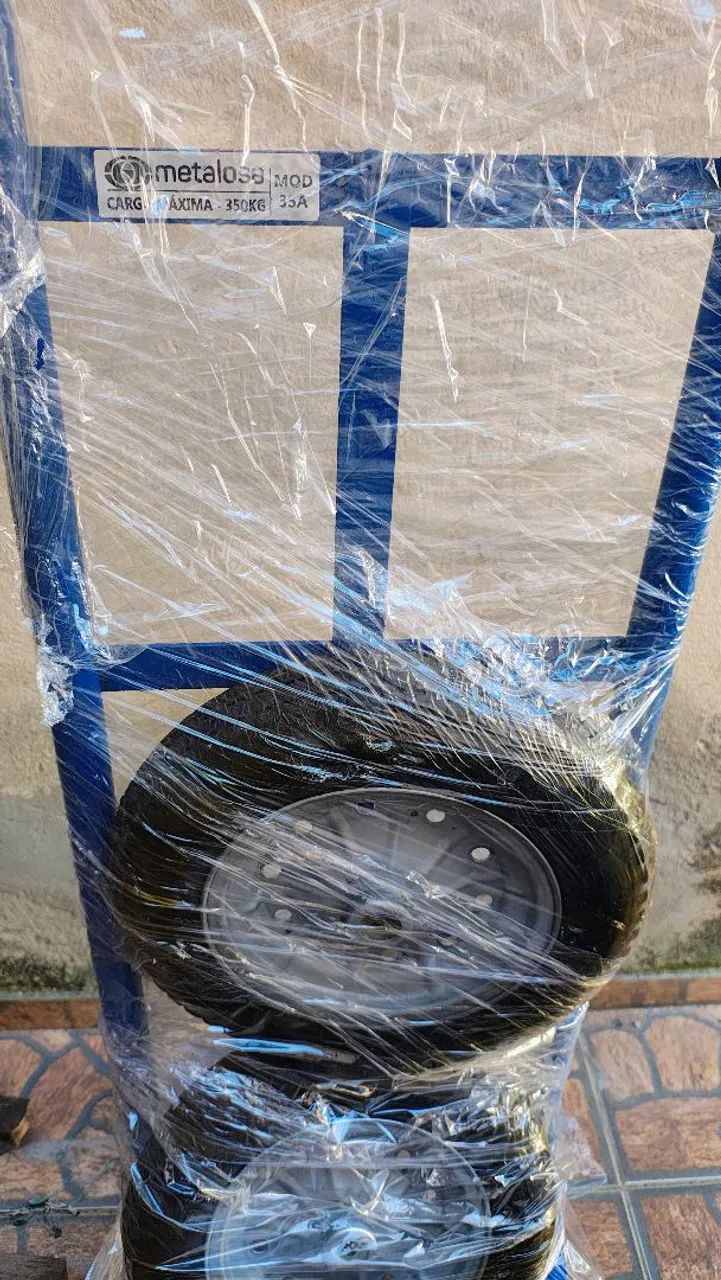 VENDO CARRINHO D CARGA NOVO 350KG  - Foto 4